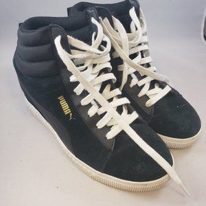 Puma Classic Wedge High-Top - Black - 9.5 US Womens'